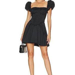 Claudette Mini Dress in Black